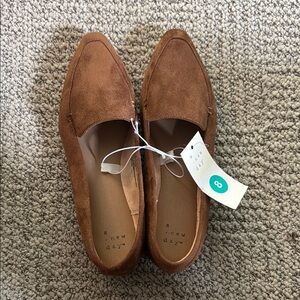 A New Day Suede Loafers in Brown